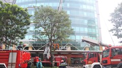 Gần 1.500 người diễn tập chữa cháy, cứu nạn nhà cao tầng