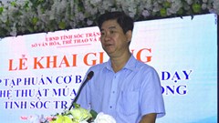 Khai giảng lớp truyền dạy nghệ thuật múa Lân-Sư-Rồng năm 2024