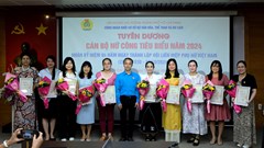 Họp mặt kỷ niệm 20.10 và tuyên dương cán bộ nữ công tiêu biểu năm 2024