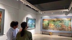 Triển lãm “Tâm cảnh” của họa sĩ Đoàn Thế Vỹ