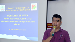 Hội nghị tập huấn chuyên môn Thể dục dưỡng sinh năm 2024