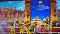 Chương trình nghệ thuật đậm dấu ấn văn hóa dân tộc vùng Tây Nam Bộ