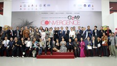 Trường ĐH Mỹ thuật TP.HCM khai mạc triển lãm mỹ thuật quốc tế “Hội tụ” GoA9