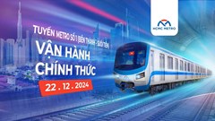 Tuyến Metro Bến Thành-Suối Tiên vận hành chính thức từ 22.12