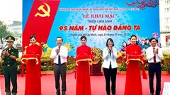Khai mạc triển lãm ảnh “95 năm - Tự hào Đảng ta”