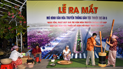 Ra mắt 3 mô hình văn hóa truyền thống của dân tộc Khmer, thuộc Dự án 6