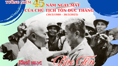 Họp mặt tưởng niệm 45 năm ngày mất Bác Tôn