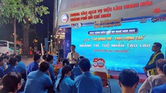 Tổ chức hoạt động biểu diễn tay nghề đến lao động trẻ