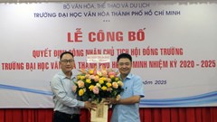 TS Trịnh Đăng Khoa làm Chủ tịch Hội đồng trường Trường ĐH Văn hóa TP.HCM