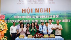 Triển khai lập hồ sơ đề cử Khu di tích khảo cổ Óc Eo - Ba Thê trình UNESCO