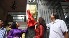 Gắn bảng di tích quốc gia trụ sở Báo Dân Chúng