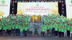 Gần 3.000 bạn trẻ tham gia Hội trại “Tuổi trẻ và Phật giáo” lần thứ 15