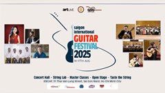 Liên hoan Guitar quốc tế Sài Gòn 2025 quy tụ nhiều nghệ sĩ danh tiếng quốc tế