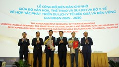 Khai mạc Diễn đàn Du lịch cấp cao và công bố Biên bản ghi nhớ hợp tác phát triển Du lịch Y tế
