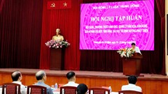 Tập huấn về nội dung, phương thức lãnh đạo, quản lý văn hóa văn nghệ qua 40 năm đổi mới