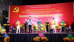 Chương trình nghệ thuật tuyên truyền chào mừng Đại hội đại biểu Đảng bộ TP.HCM lần thứ I