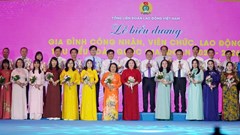 Biểu dương 95 gia đình công nhân, viên chức, lao động tiêu biểu toàn quốc