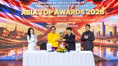 Asia Top Awards 2026 công bố 35 giải thưởng về văn hóa, nghệ thuật, giải trí