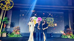 Sở VHTTDL Quảng Nam được vinh danh tại WTA khu vực châu Á và châu Đại Dương