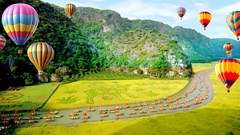 Ngắm Tràng An- Cúc Phương từ trên cao bằng khinh khí cầu