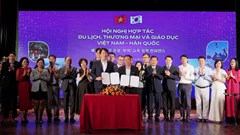 Đẩy mạnh hợp tác du lịch, thương mại và du lịch Việt - Hàn