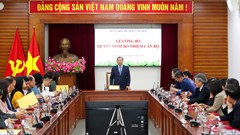 Bộ VHTTDL trao quyết định điều động, bổ nhiệm cán bộ của 8 đơn vị trực thuộc