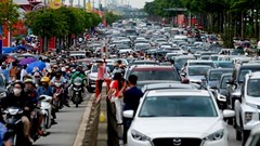 Kiên quyết xử lý vi phạm an toàn giao thông khu vực Triển lãm ở Đông Anh