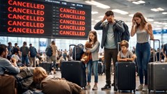 549 chuyến bay tê liệt, hàng chục nghìn hành khách mắc kẹt