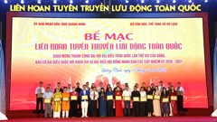 Bế mạc Liên hoan Tuyên truyền lưu động toàn quốc