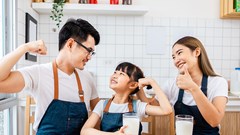 Phát hiện mới từ SEANUTS II: Uống sữa vào bữa ăn sáng giúp tăng khả năng hấp thu canxi và vitamin D ở trẻ em 