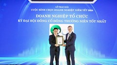 Bamboo Capital thắng lớn tại Cuộc bình chọn doanh nghiệp niêm yết 2024