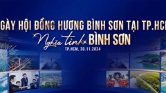 Tổ chức Chương trình “Ngày hội đồng hương - Nghĩa tình Bình Sơn” tại TP.HCM