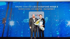 Trung tâm dữ liệu MobiFone Node 3 vinh dự nhận chứng chỉ ANSI/TIA-942 Rated 3