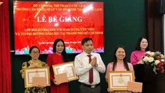 Chuẩn hóa ngạch, bậc cho cán bộ công chức, viên chức ngành VHTTDL