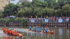 Khởi động Lễ hội đua ghe Ngo tranh cúp Xuân Hòa mở rộng 2025