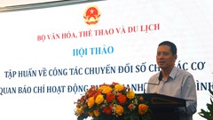 Tập huấn công tác chuyển đổi số cho các cơ quan báo chí hoạt động phát thanh truyền hình