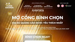 Bắt đầu bình chọn “Đại sứ” quảng cáo được yêu thích nhất của năm