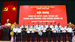 Thành lập Trung đội Phương tiện không người lái thuộc Vùng Cảnh sát biển 3