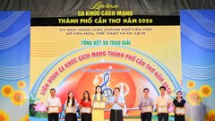 Cần Thơ: 49 tập thể, cá nhân xuất sắc được trao thưởng tại Liên hoan Ca khúc cách mạng
