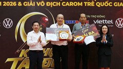 Cơ thủ Nguyễn Ngọc Trị vô địch carom 3 băng nam tại giải các CLB quốc gia 2026