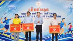 Trao 494 huy chương cho các đơn vị tham dự Đại hội TDTT tỉnh Cà Mau năm 2026