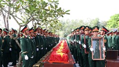 TP. Cần Thơ tổ chức Lễ viếng, truy điệu và an táng 120 hài cốt liệt sĩ
