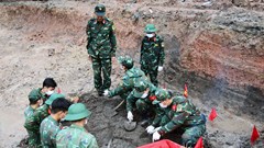 Phát hiện thêm 12 bộ hài cốt liệt sĩ tại Công viên Lê Thị Riêng