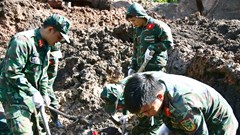 Phát hiện thêm 14 hài cốt liệt sĩ tại Công viên Lê Thị Riêng