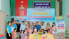 Thư viện Bình Dương trao tặng “Tủ sách cộng đồng”, lan tỏa văn hóa đọc đến người lao động