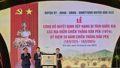 Kỷ niệm 50 năm Chiến thắng Đăk Pék và đón nhận di tích lịch sử quốc gia 