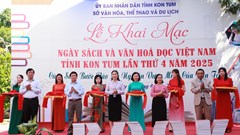 Khai mạc Ngày Sách và Văn hóa đọc Việt Nam tỉnh Kon Tum lần thứ IV năm 2025