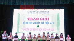 Trao giải Hội thi tuyên truyền, giới thiệu sách và Cuộc thi “Đại sứ văn hóa đọc” năm 2025