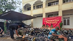 Kon Tum: Tiêu hủy gần 2.000 vũ khí, công cụ hỗ trợ do người dân tự nguyện giao nộp