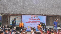 Tập huấn kỹ năng phòng chống đuối nước cho 200 học sinh xã Kon Braih